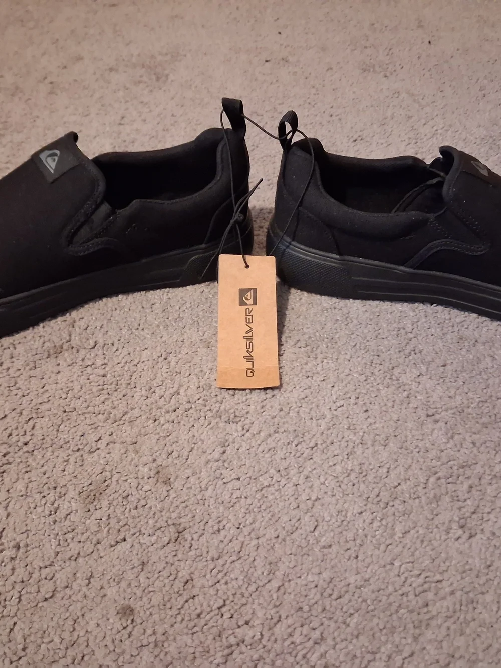 Quiksilver Black Slip-On Canvas Shoes